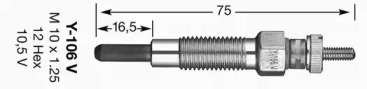 Свеча накаливания NGK 6926